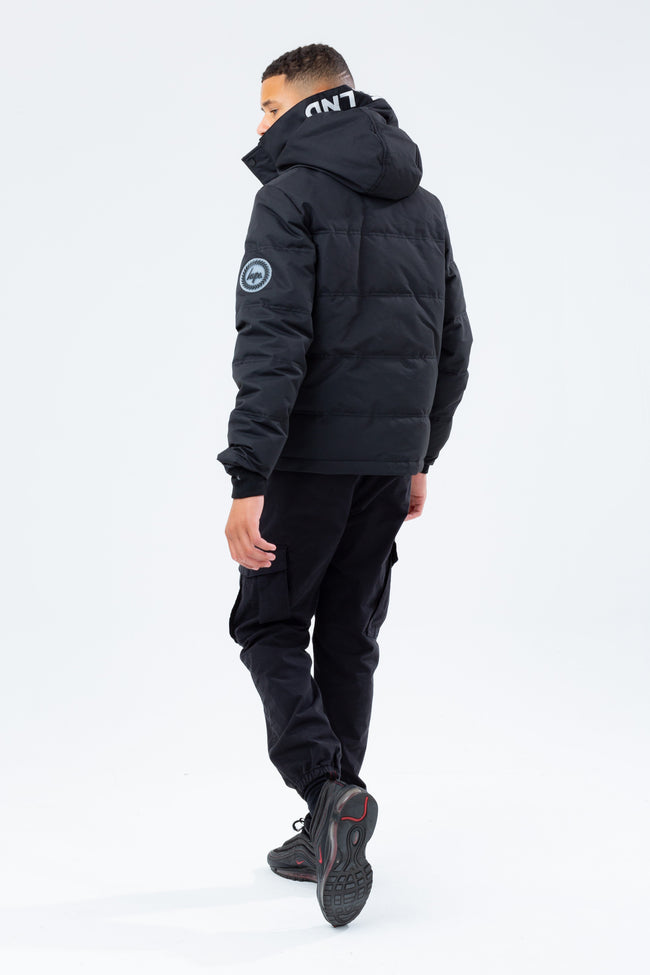 HYPE BLACK HOOD BOYS PUFFER JACKET