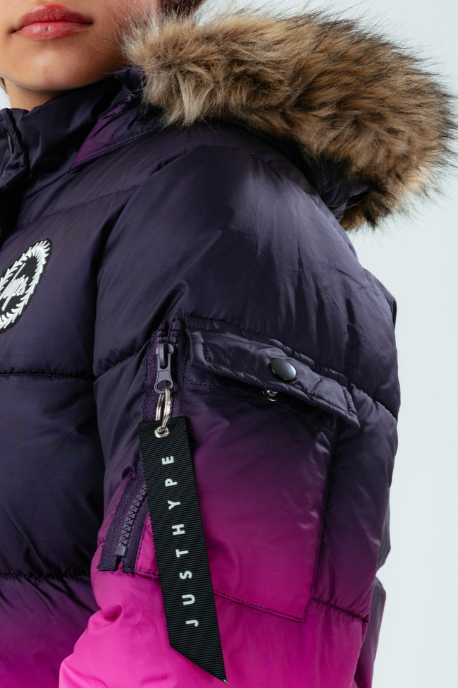 HYPE PURPLE FADE GIRLS EXPLORER JACKET