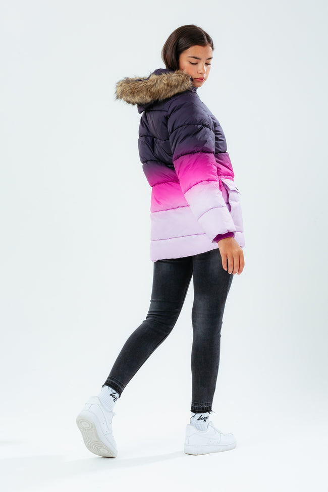 HYPE PURPLE FADE GIRLS EXPLORER JACKET