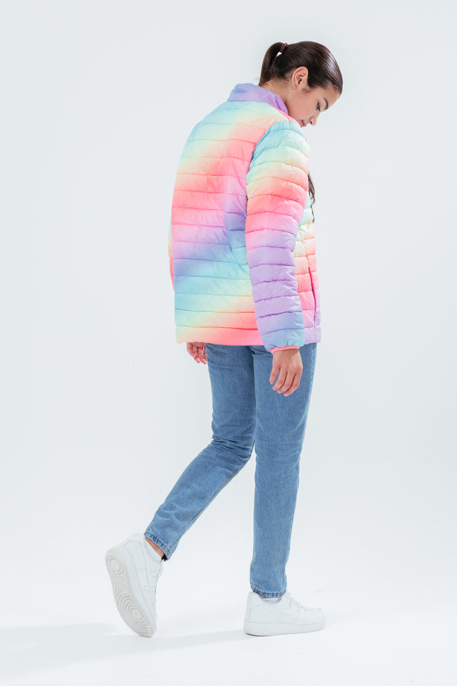 HYPE RAINBOW GIRLS PUFFER JACKET