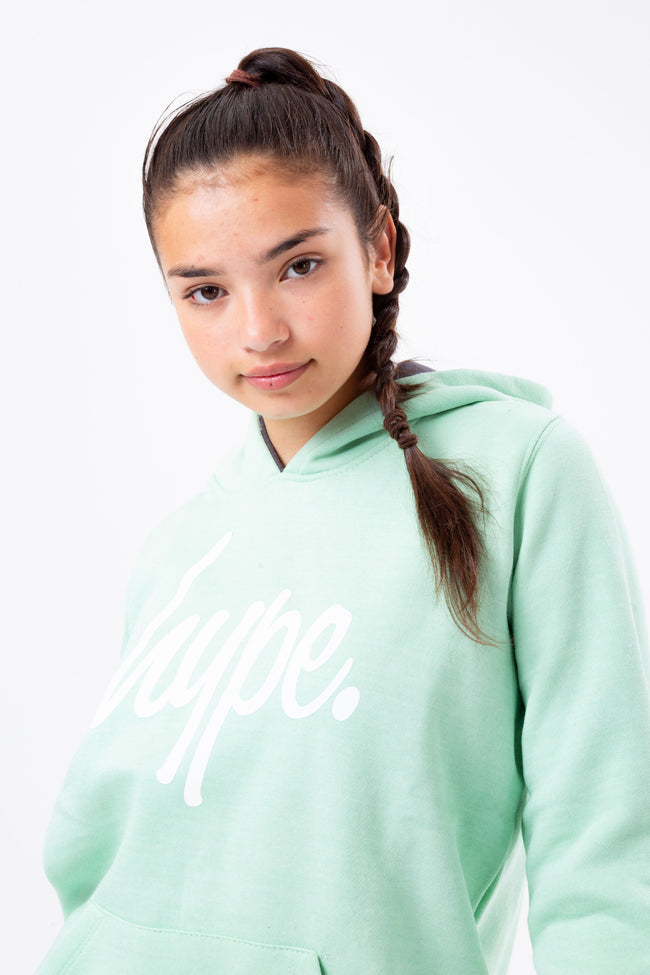 HYPE SAGE HOODIE AND CHARCOAL GIRLS JOGGER SET