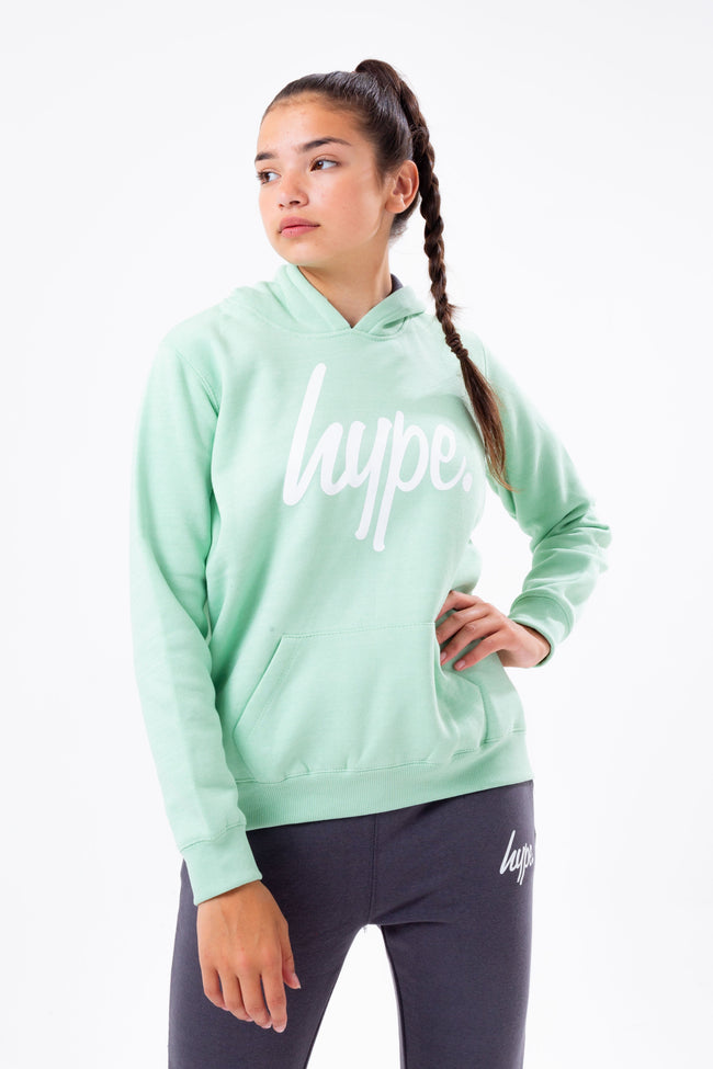 HYPE SAGE HOODIE AND CHARCOAL GIRLS JOGGER SET