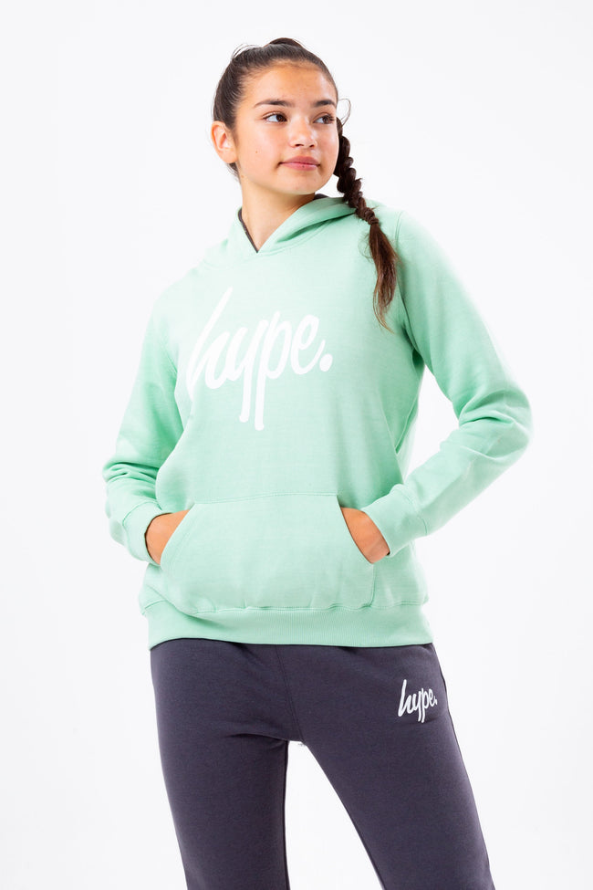 HYPE SAGE HOODIE AND CHARCOAL GIRLS JOGGER SET