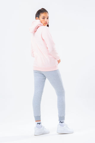 HYPE PINK HOODIE AND GREY GIRLS JOGGER SET