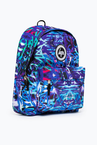 HYPE BLUE GRAFFITI BACKPACK