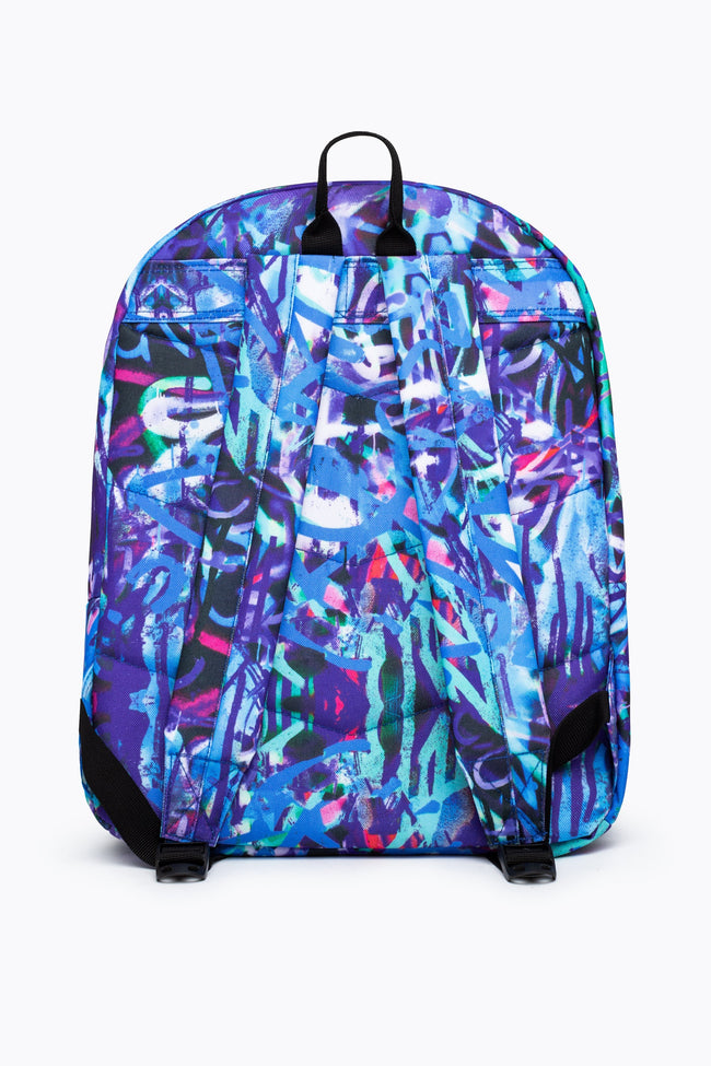 HYPE BLUE GRAFFITI BACKPACK