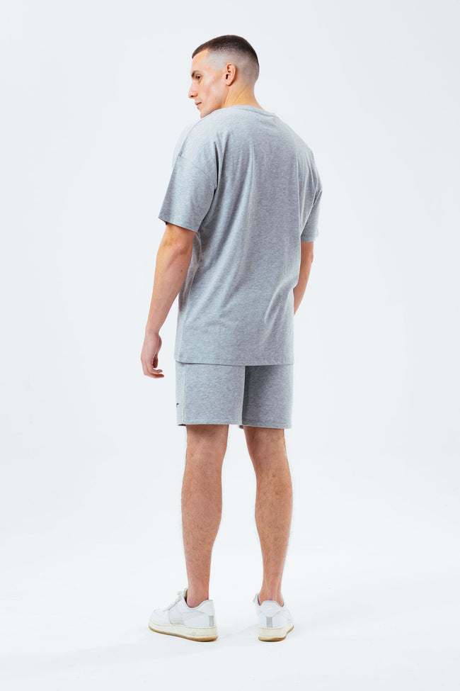 HYPE GREY MARL MEN'S OVERSIZED T-SHIRT