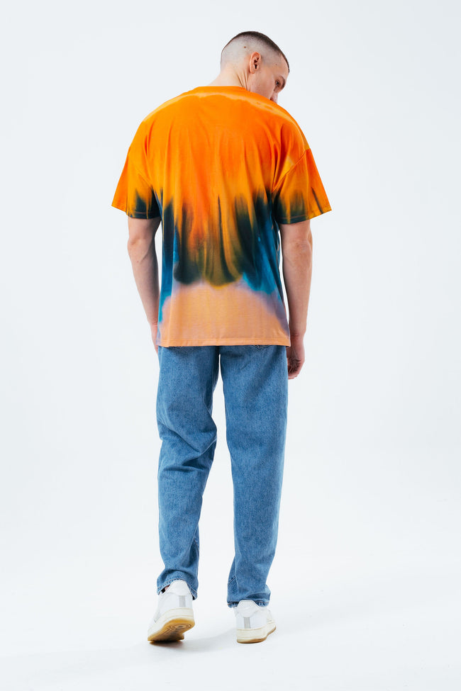 HYPE ORANGE MELT MEN'S OVERSIZED T-SHIRT