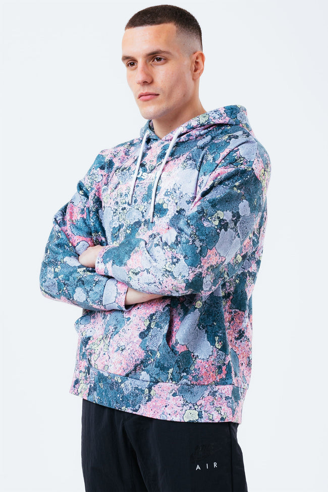 HYPE PASTEL ROCK MEN'S OVERSIZED PULLOVER HOODIE