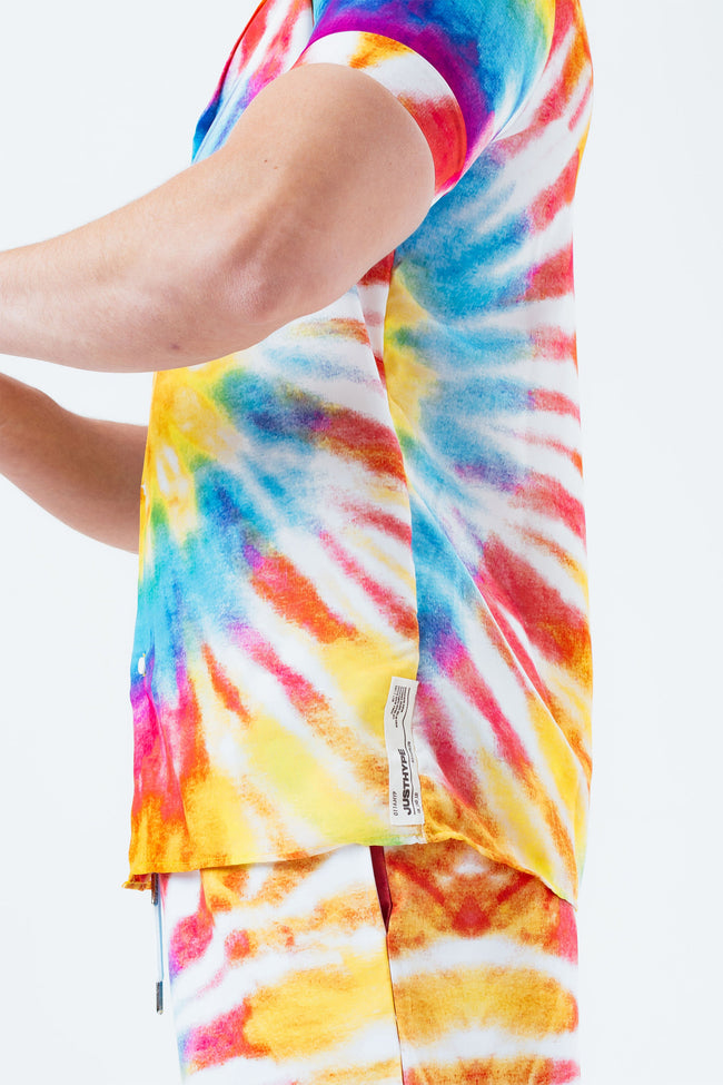 HYPE TIE DYE MEN'S RESORT SHIRT