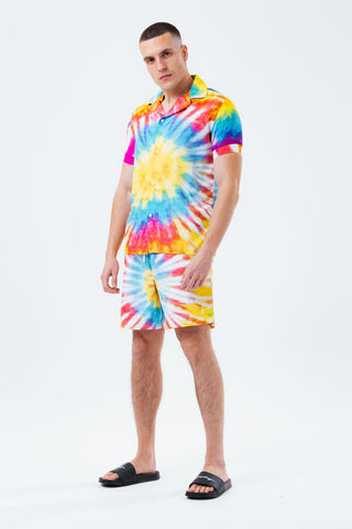 HYPE TIE DYE MEN'S RESORT SHIRT