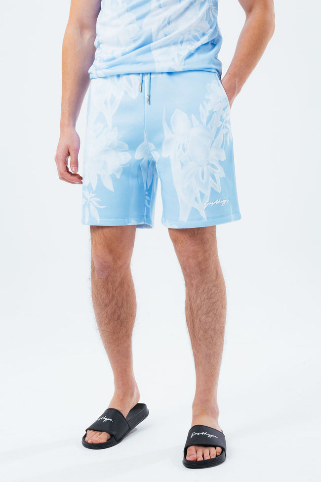 HYPE BLUE PALM MEN'S SHORTS