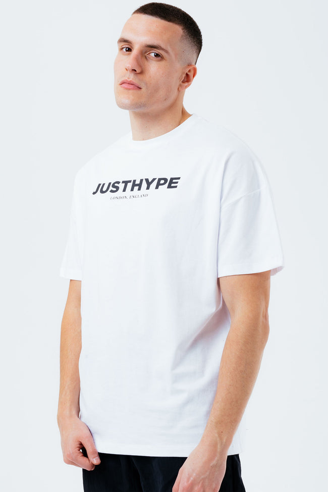 HYPE WHITE JH MEN'S OVERSIZED T-SHIRT