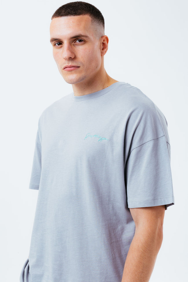 HYPE SLATE MEN'S OVERSIZED T-SHIRT