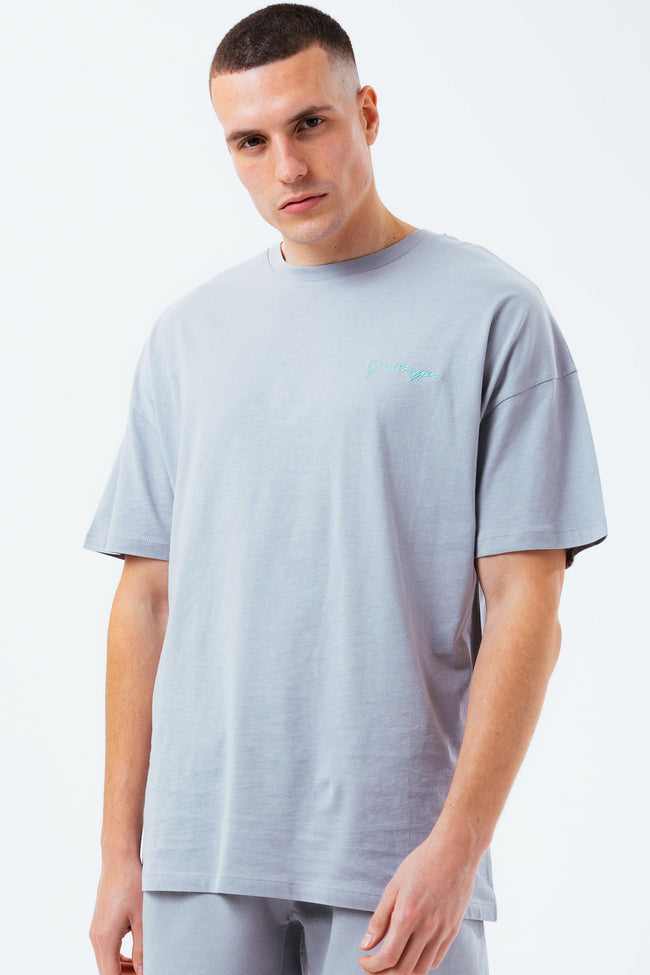 HYPE SLATE MEN'S OVERSIZED T-SHIRT