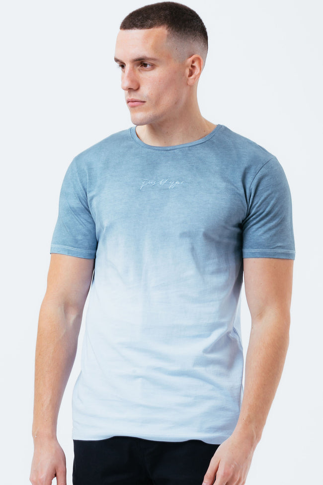 HYPE BLUE DIP DYE MEN'S T-SHIRT