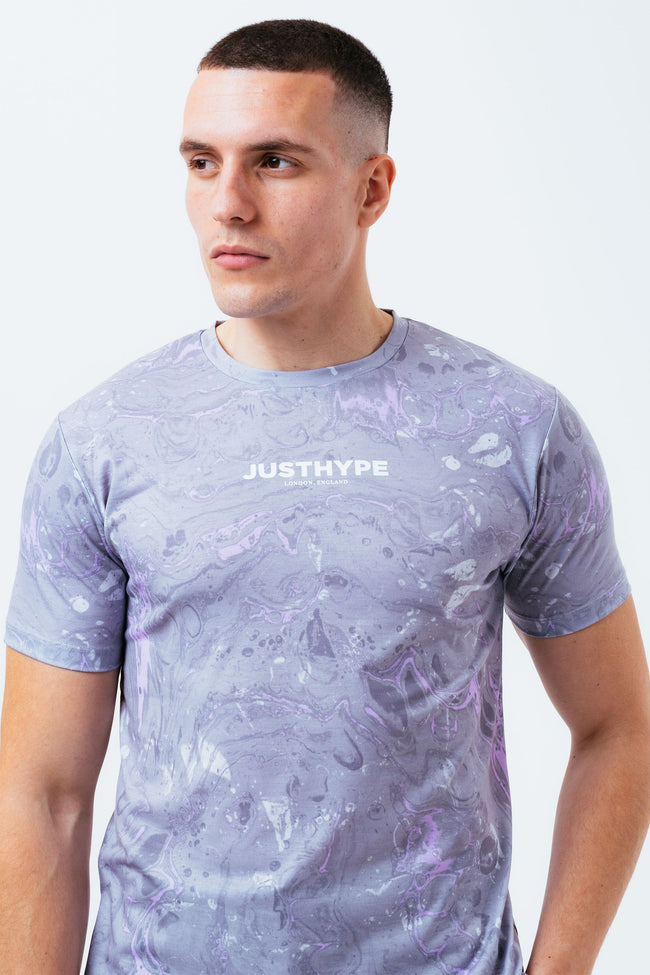 HYPE LILAC MARBLE MEN'S T-SHIRT