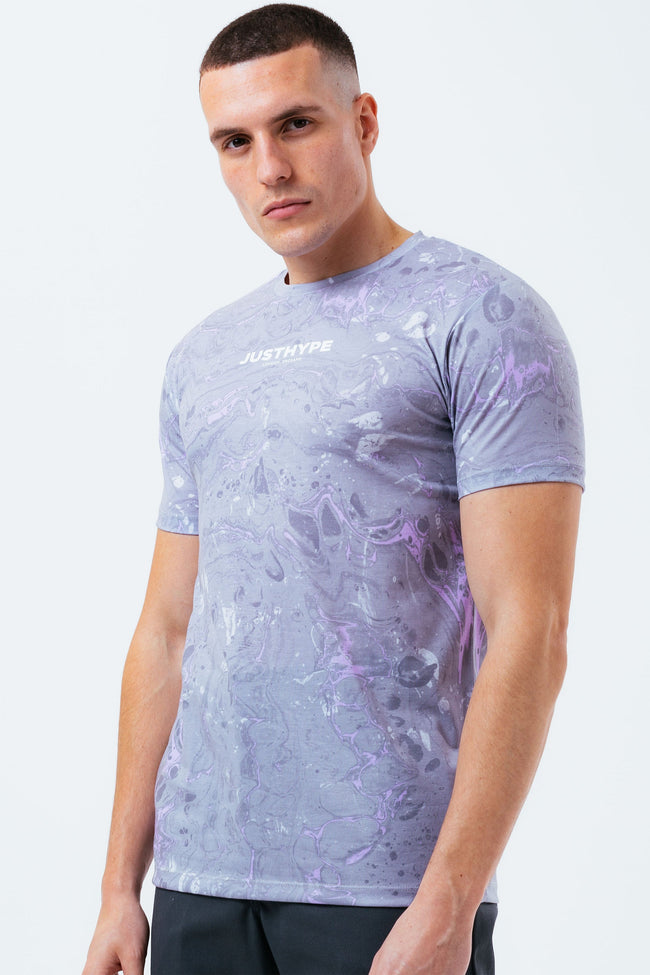 HYPE LILAC MARBLE MEN'S T-SHIRT