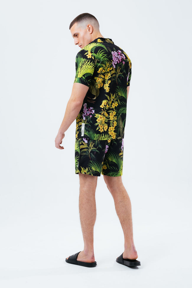 HYPE JUNGLE FLOWER MEN'S RESORT SHIRT