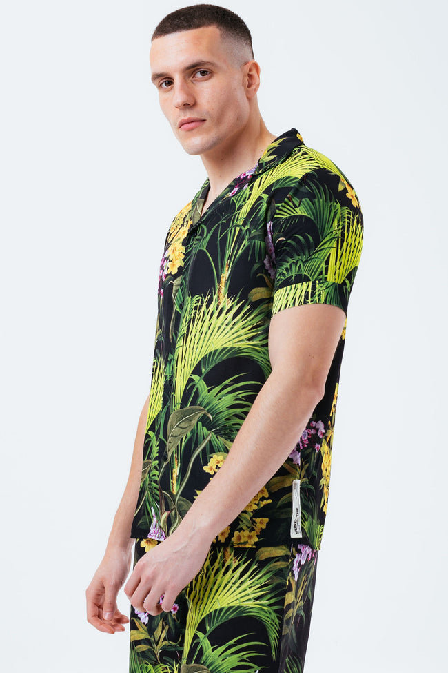 HYPE JUNGLE FLOWER MEN'S RESORT SHIRT