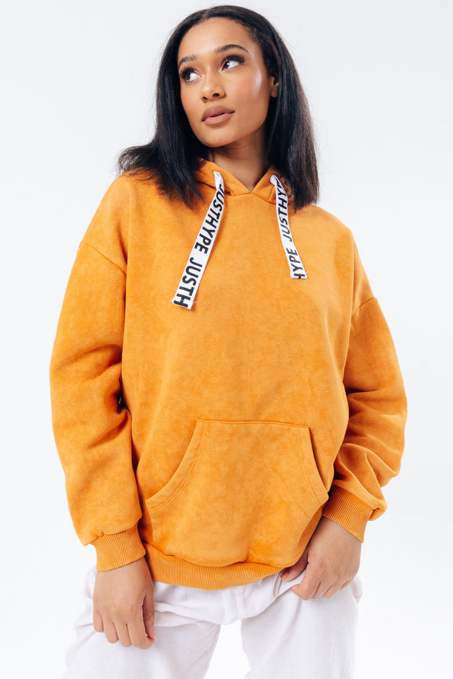 HYPE CHESTNUT VINTAGE WOMEN'S DROP SHOULDER HOODIE