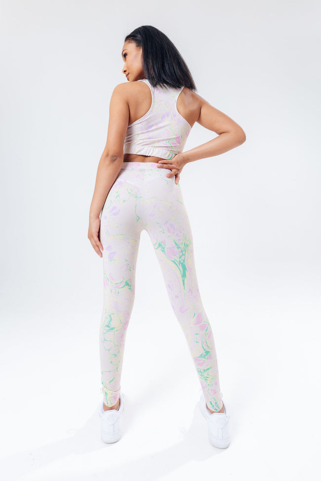 HYPE LEMON MARBLE WOMEN'S LEGGINGS