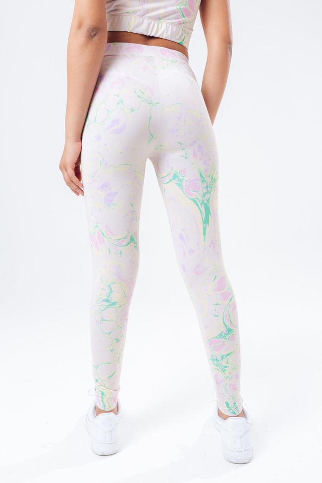 HYPE LEMON MARBLE WOMEN'S LEGGINGS