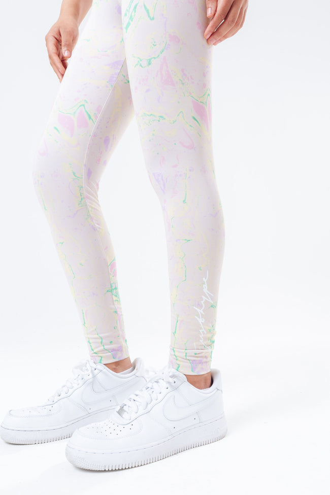 HYPE LEMON MARBLE WOMEN'S LEGGINGS