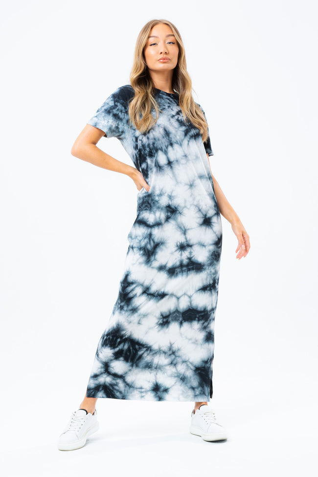 HYPE MONO DYE WOMEN'S MAXI TEE  DRESS