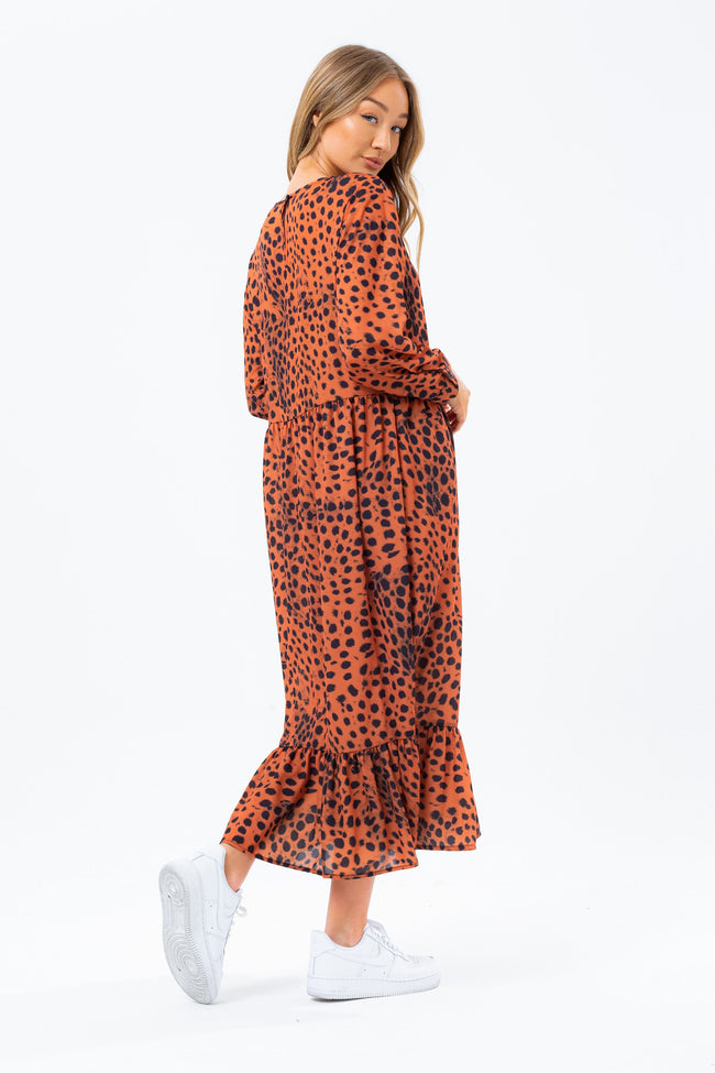 HYPE BRONZE DALMATIAN WOMEN'S OMOROSE DRESS