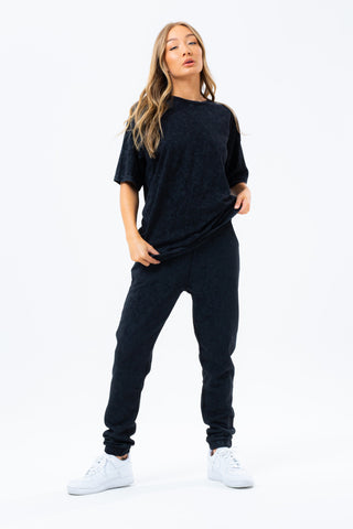 HYPE BLACK VINTAGE WOMEN'S BOXY FIT T-SHIRT