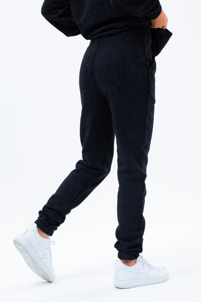 HYPE BLACK VINTAGE WOMEN'S BAGGY FIT JOGGERS