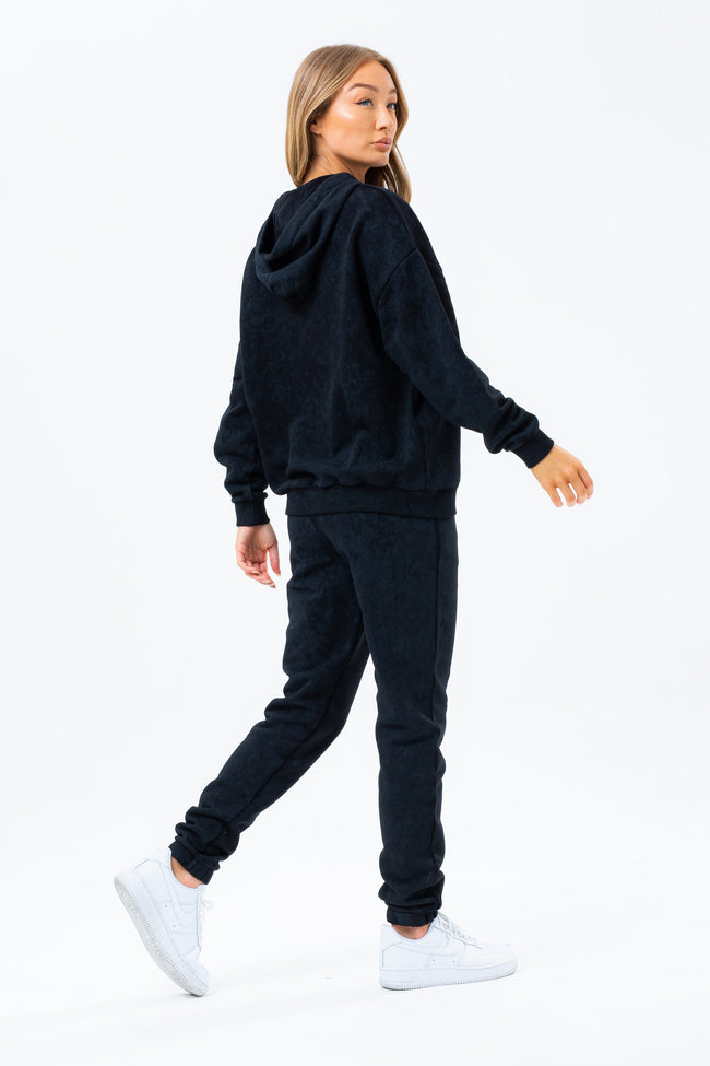 HYPE BLACK VINTAGE WOMEN'S BAGGY FIT JOGGERS