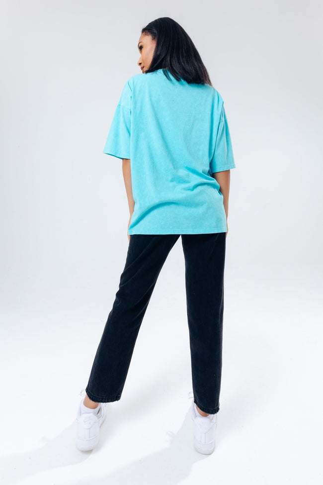 HYPE TEAL VINTAGE WOMEN'S BOXY FIT T-SHIRT