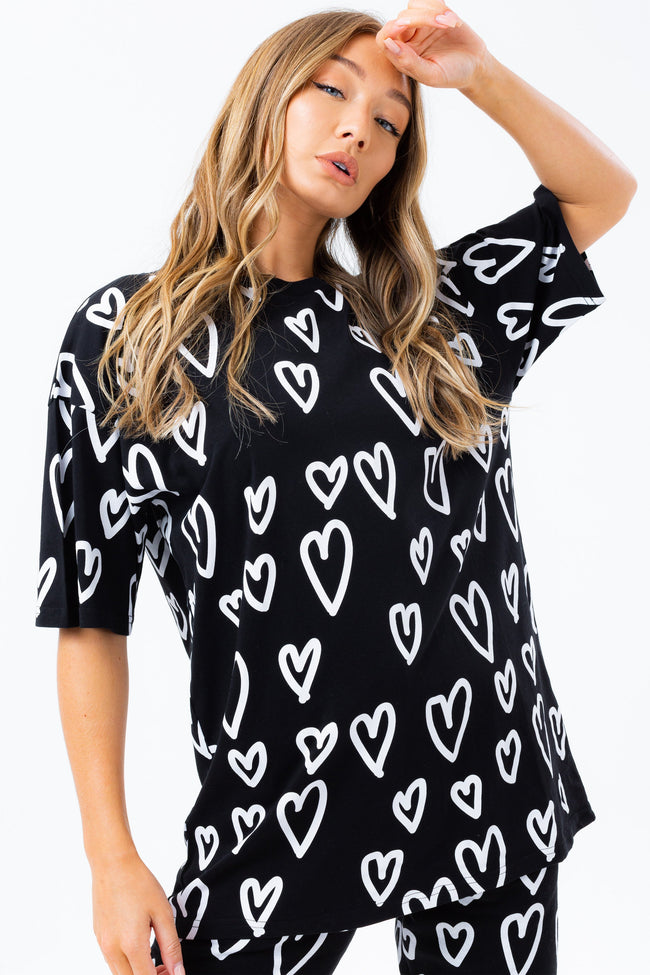 HYPE HEARTS WOMEN'S BOXY FIT T-SHIRT