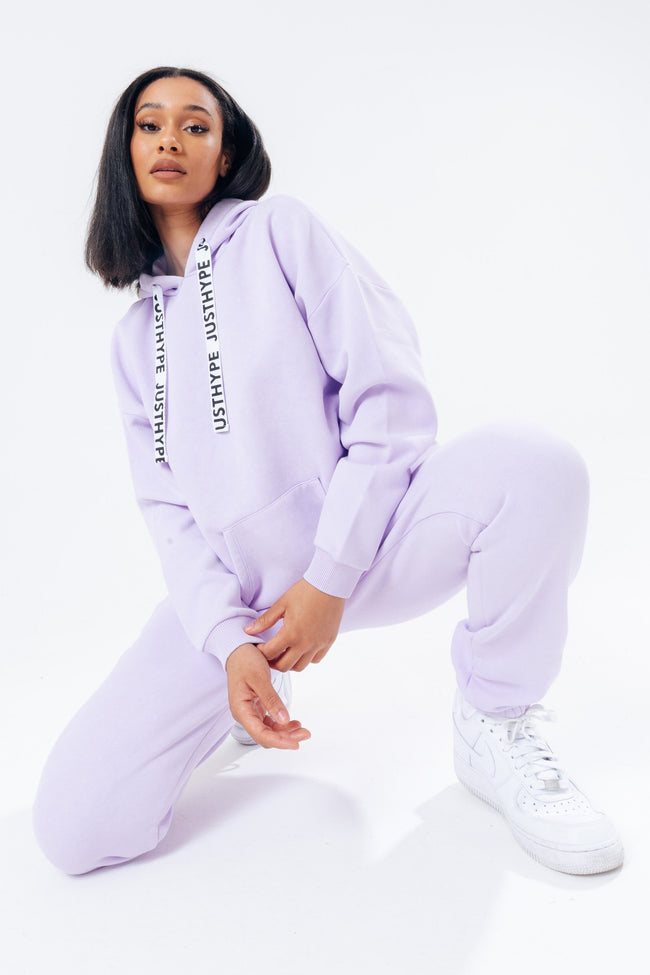 HYPE LILAC VINTAGE WOMEN'S DROP SHOULDER HOODIE