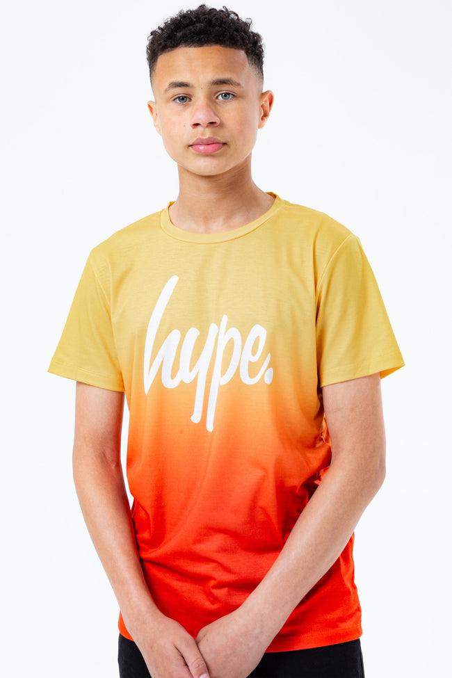 HYPE SUNSET MULTI FADE BOYS TEE