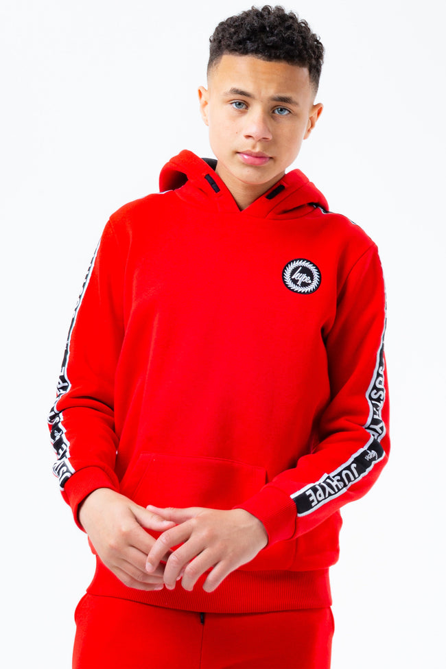 HYPE RED TAPED KIDS PULLOVER HOODIE