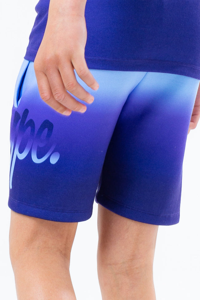 HYPE BLUE FADE KIDS SHORTS