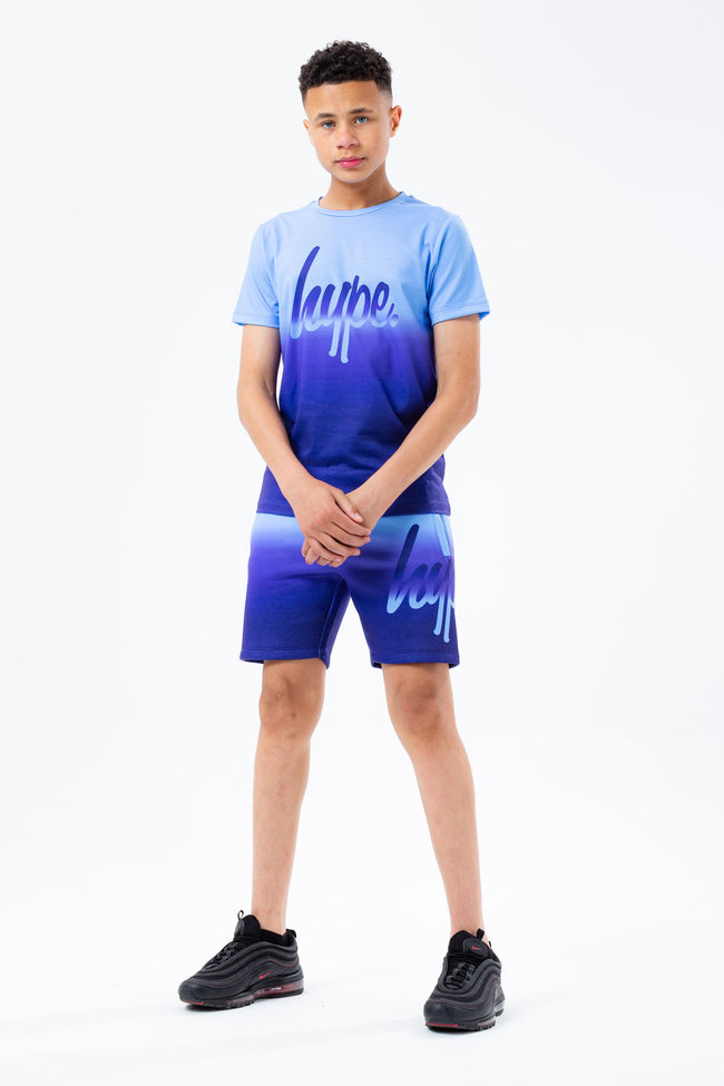 HYPE BLUE FADE KIDS SHORTS