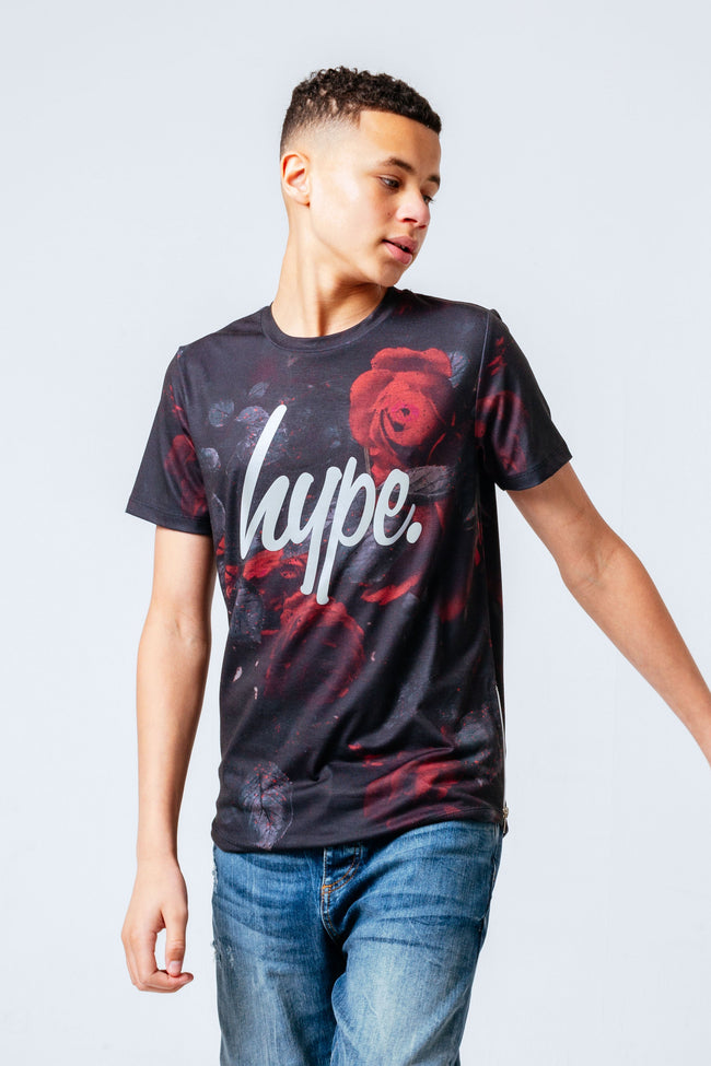 HYPE ROSE SPLAT BOYS T-SHIRT