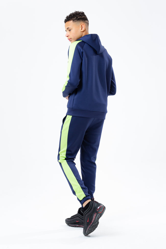 HYPE NEON SIDE STRIPE BOYS ZIP HOODIE