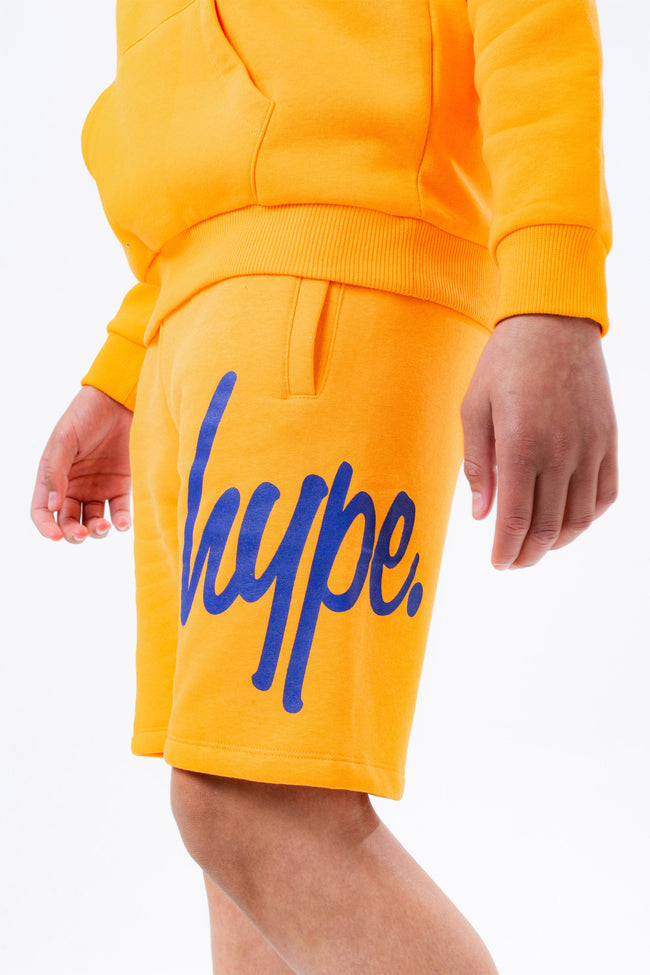 HYPE ORANGE & BLUE KIDS SHORTS