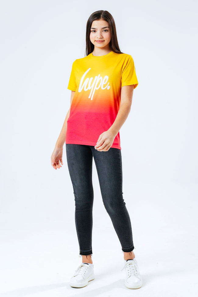 HYPE SUNSET FADE T-SHIRT FOR GIRLS