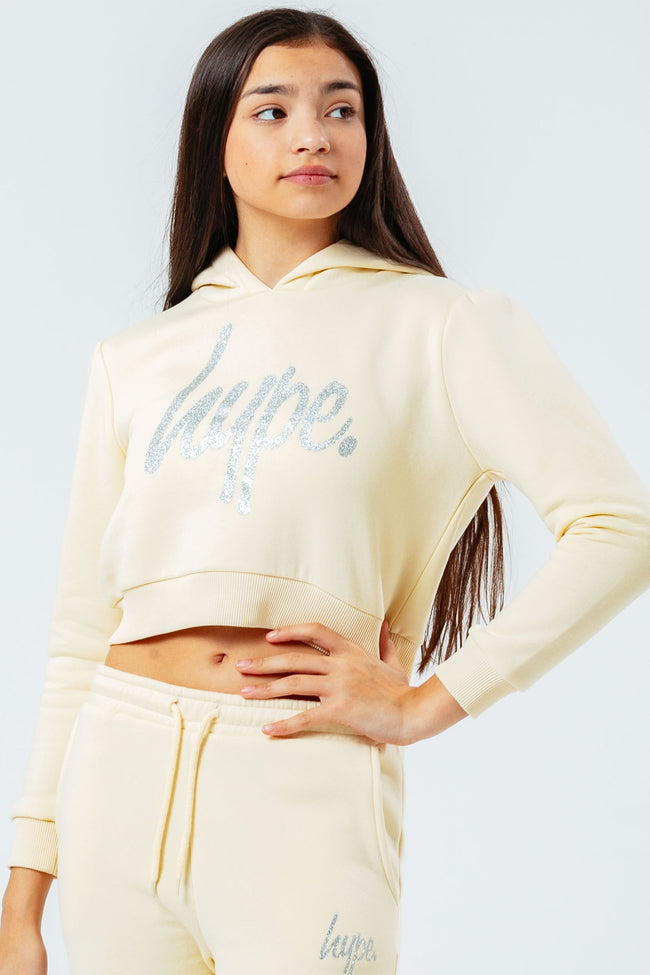 HYPE LEMON BALLOON SLEEVE GIRLS PULLOVER HOODIE