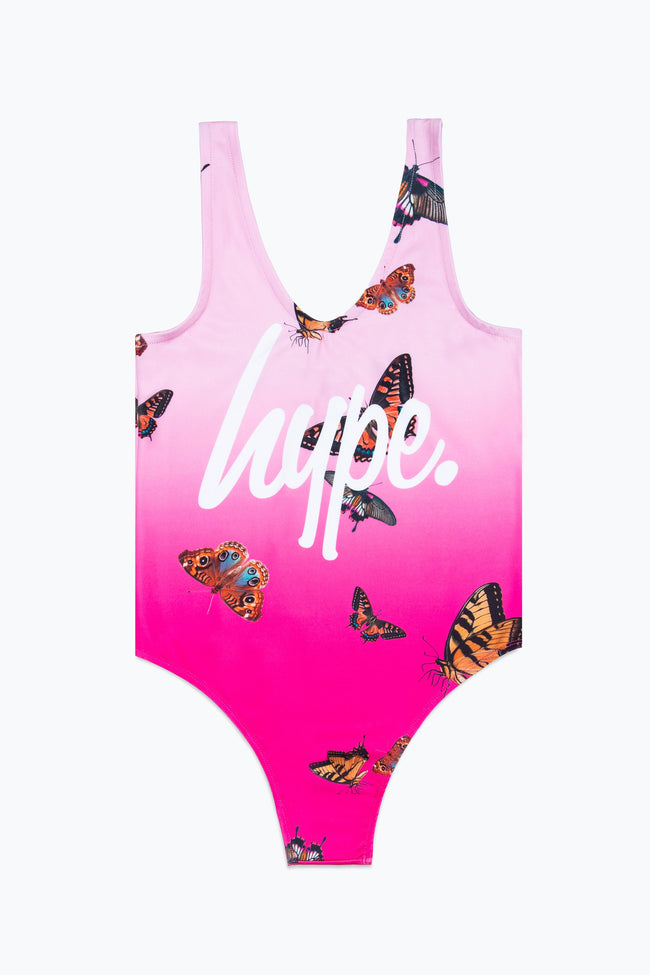 HYPE BUTTERFLY FADE GIRLS SWIMSUIT