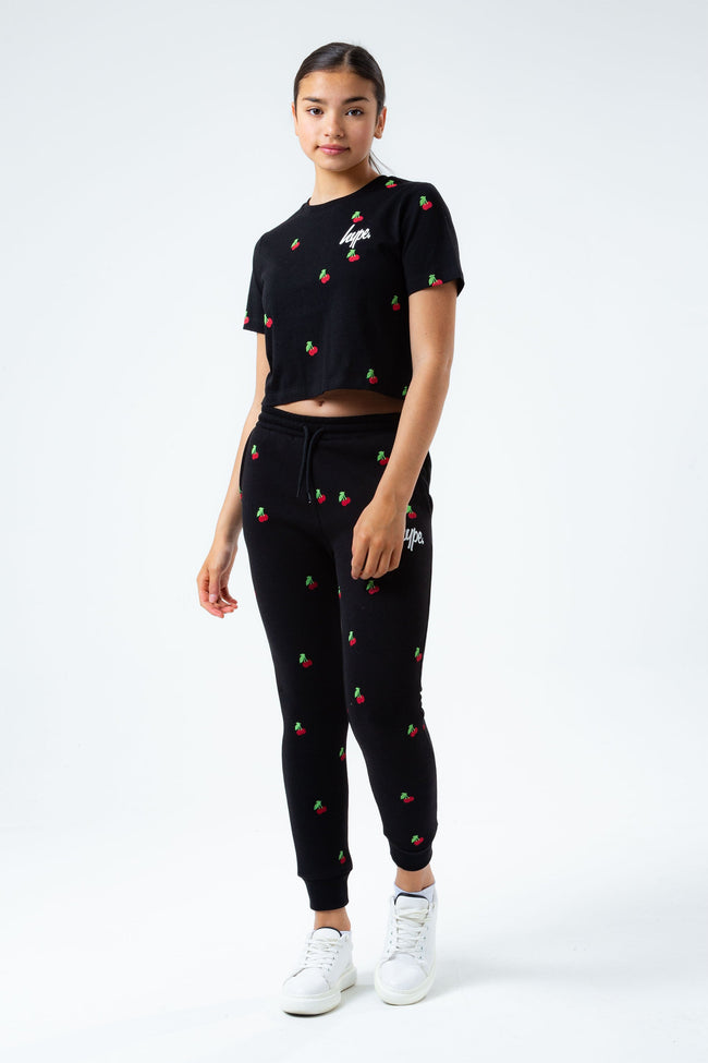 HYPE CHERRY GIRLS CROP T-SHIRT