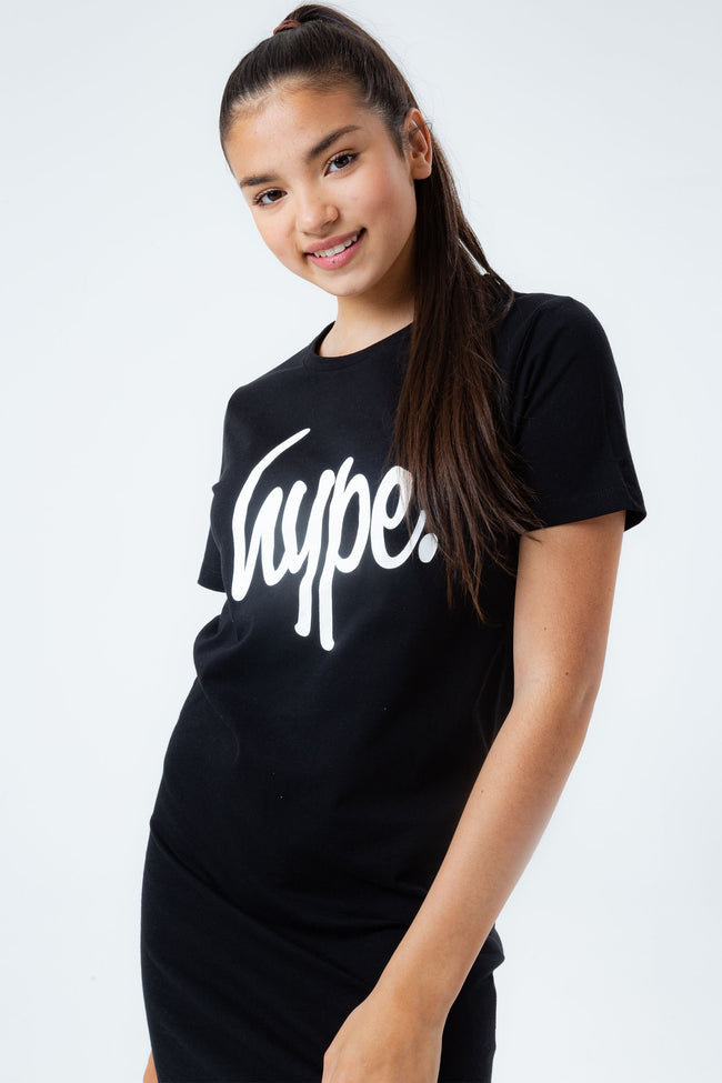 HYPE BLACK GIRLS T-SHIRT DRESS