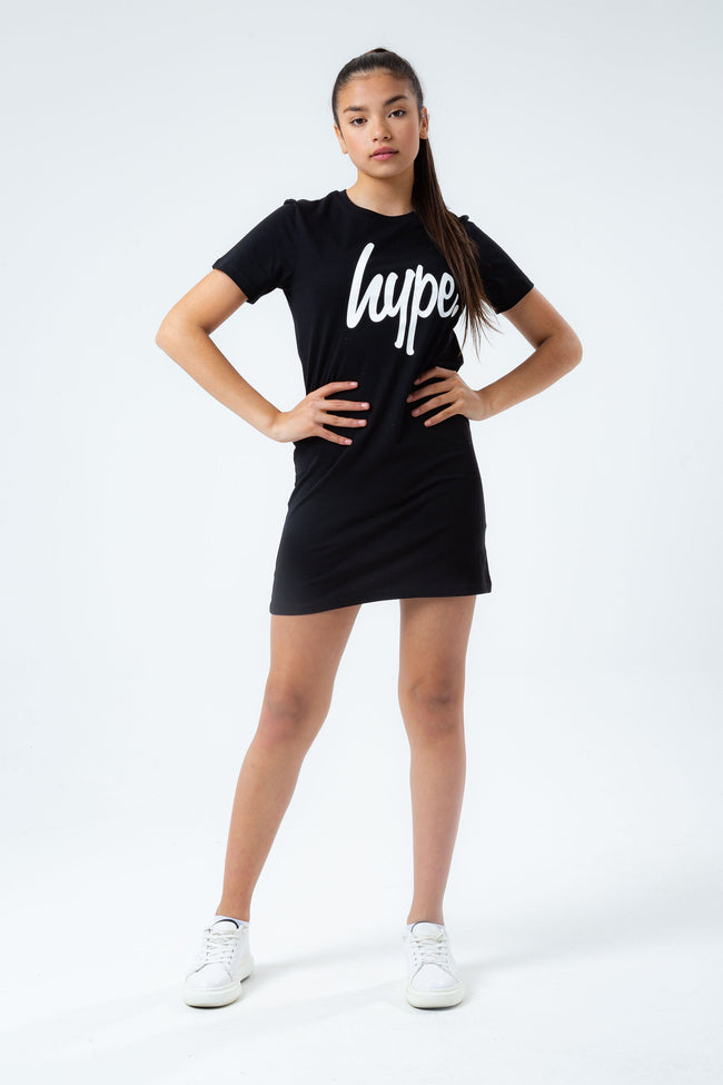 HYPE BLACK GIRLS T-SHIRT DRESS