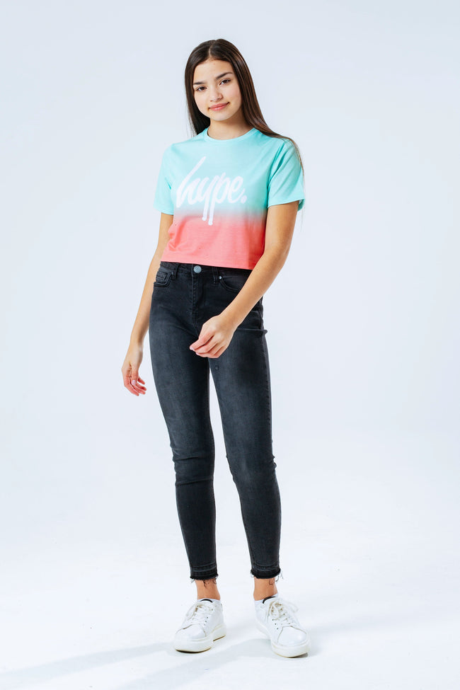 HYPE BUBBLEGUM FIZZ KIDS CROP T-SHIRT